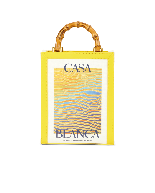 Casablanca Jour Dange Canvas Mini Tote Bag
