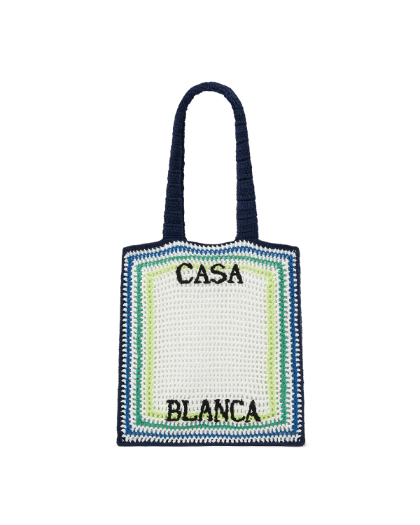 Casablanca Stripe Crochet Bag