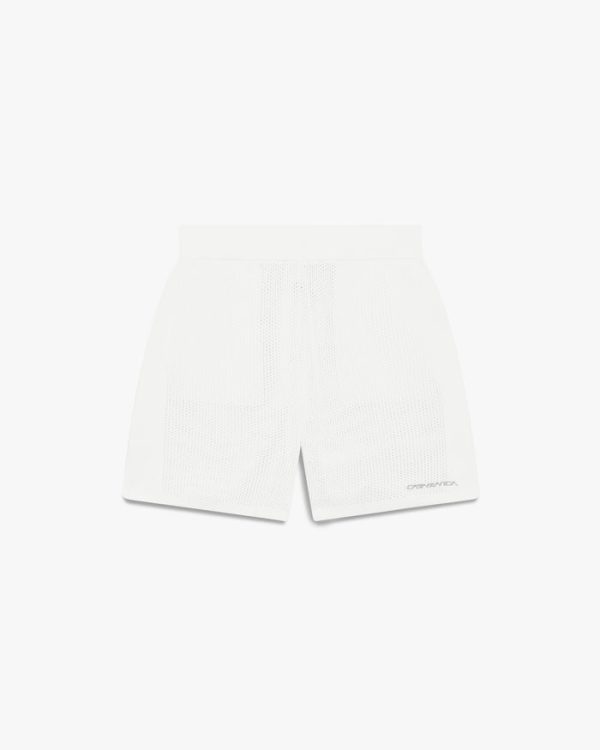 Casablanca White Mesh Shorts